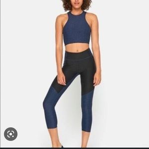 Outdoor Voices black navy leggings